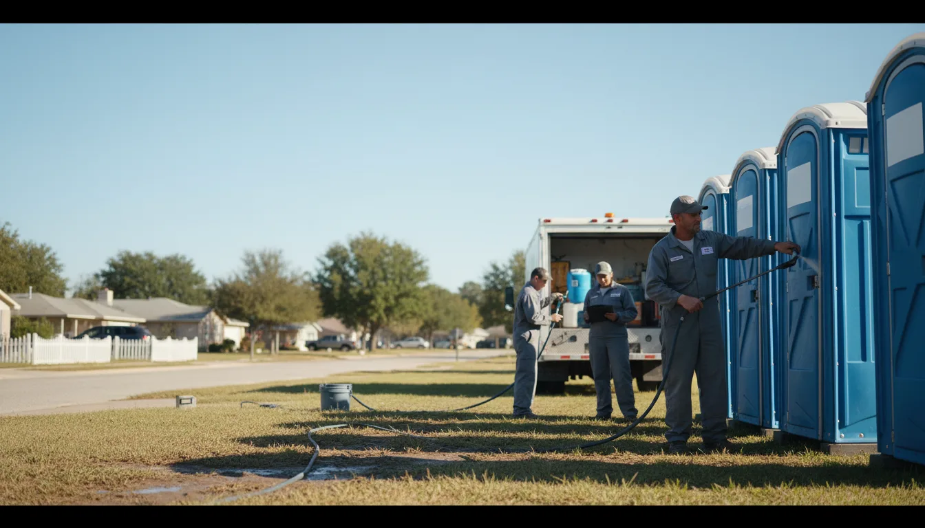 Long-Term Portable Toilet Rental in Skidmore, TX near me